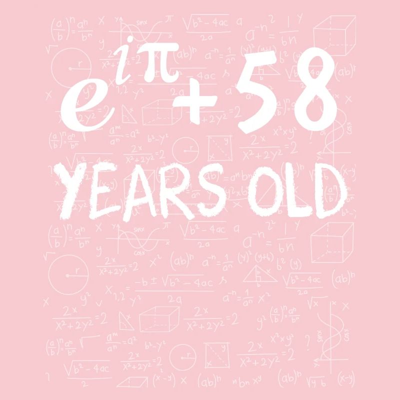57th Birthday 57 Years Euler Identity Math Gift