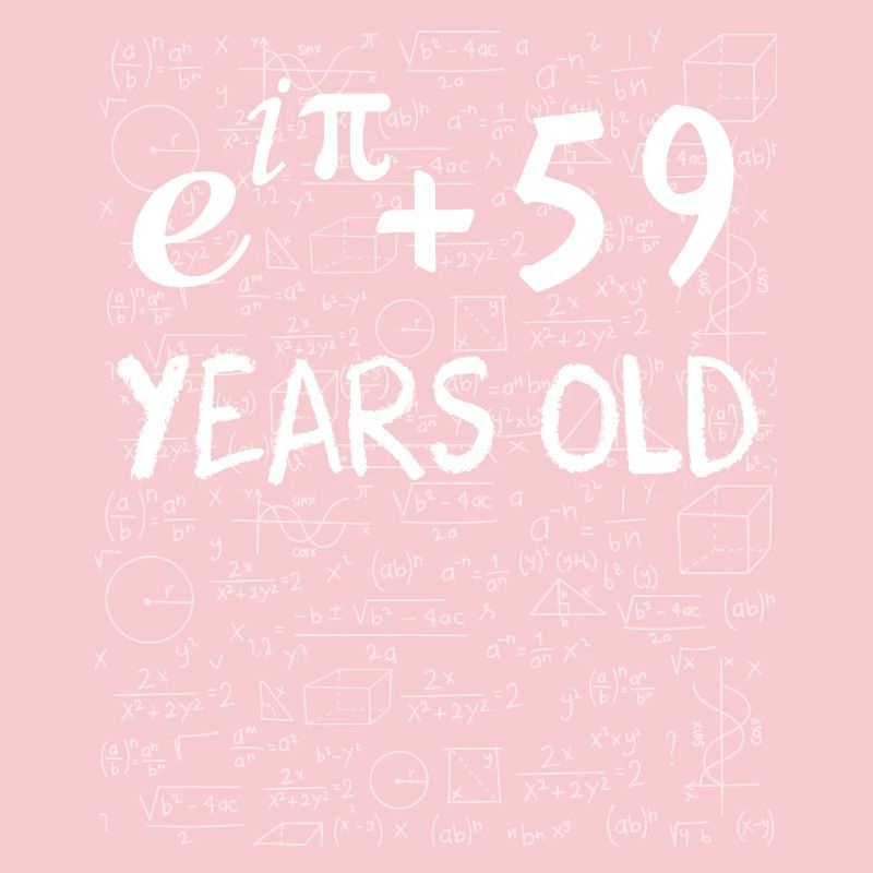 58th Birthday 58 Years Euler Identity Math Gift