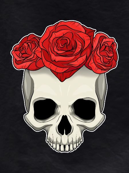 Skull Roses