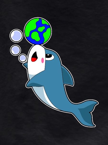Dolphin Earth Globe