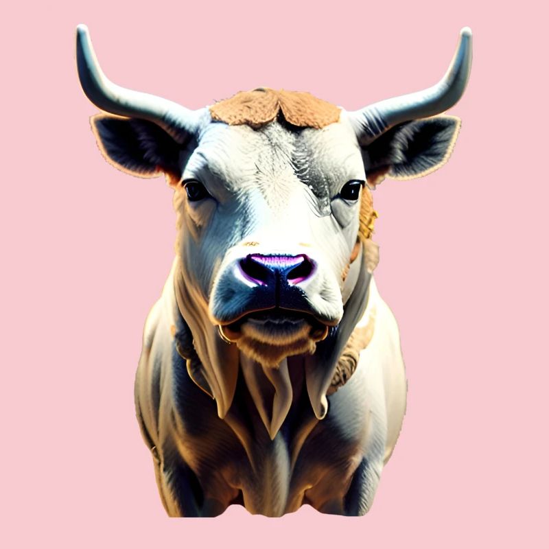Vache - taureau avec cornes