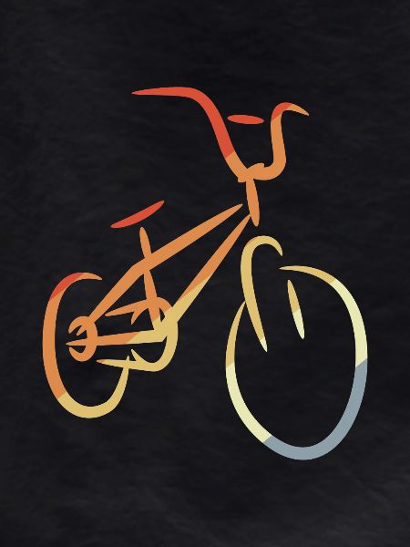 Retro BMX Drawing