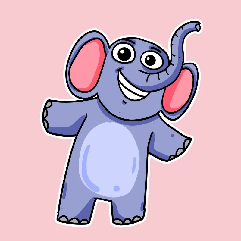 Mignon petit éléphant