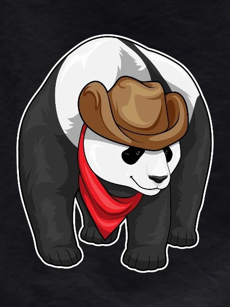 Panda Cowboy Cowboy Hat