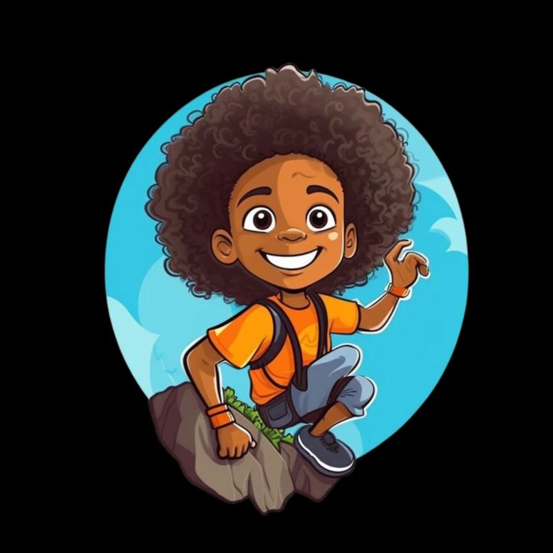 Illustration d’enfants aventureux