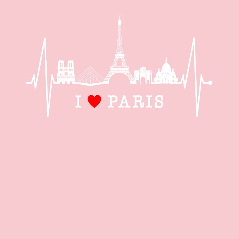 Paris Skyline Herzschlag Eiffelturm Frankreich