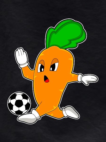 Carrot Soccer Player Soccer