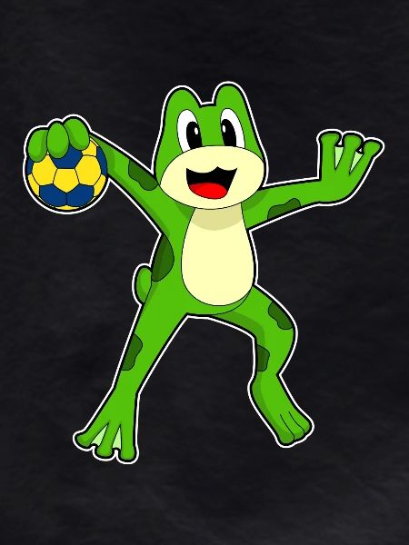 Frog Handball Player Handball