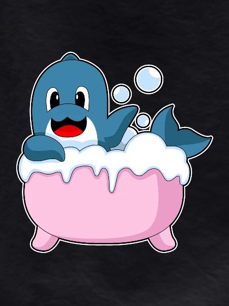 Dolphin Bathing Bathtub