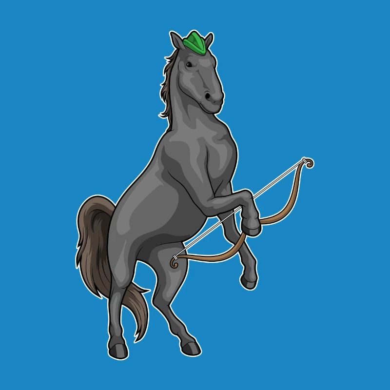 Pferd Bogenschütze Bogen