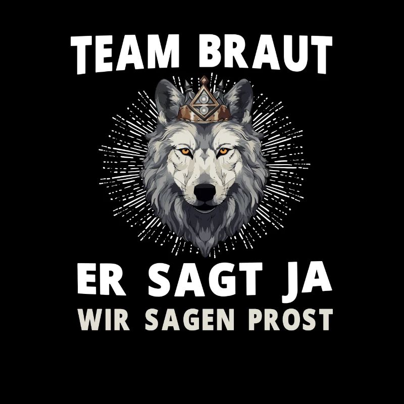 Hochzeit Junggesellenabschied Wolf Bräutigam Braut