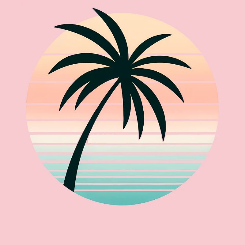 Synthwave Palme