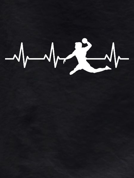 Handball player heartbeat