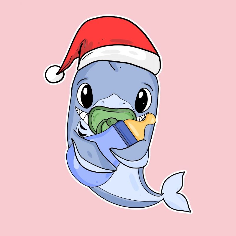 Requin bébé Noël