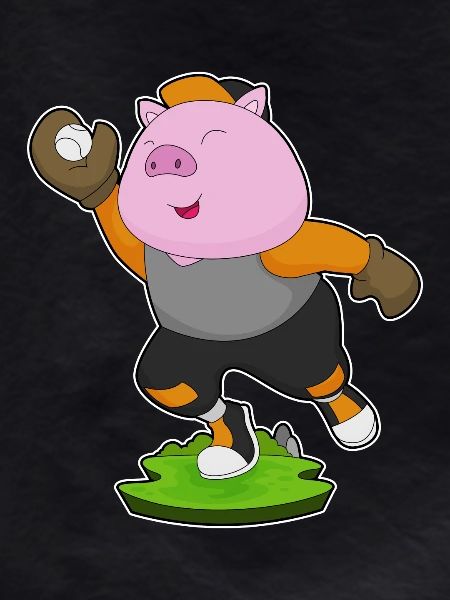 Pig Baseball Baseball Glove