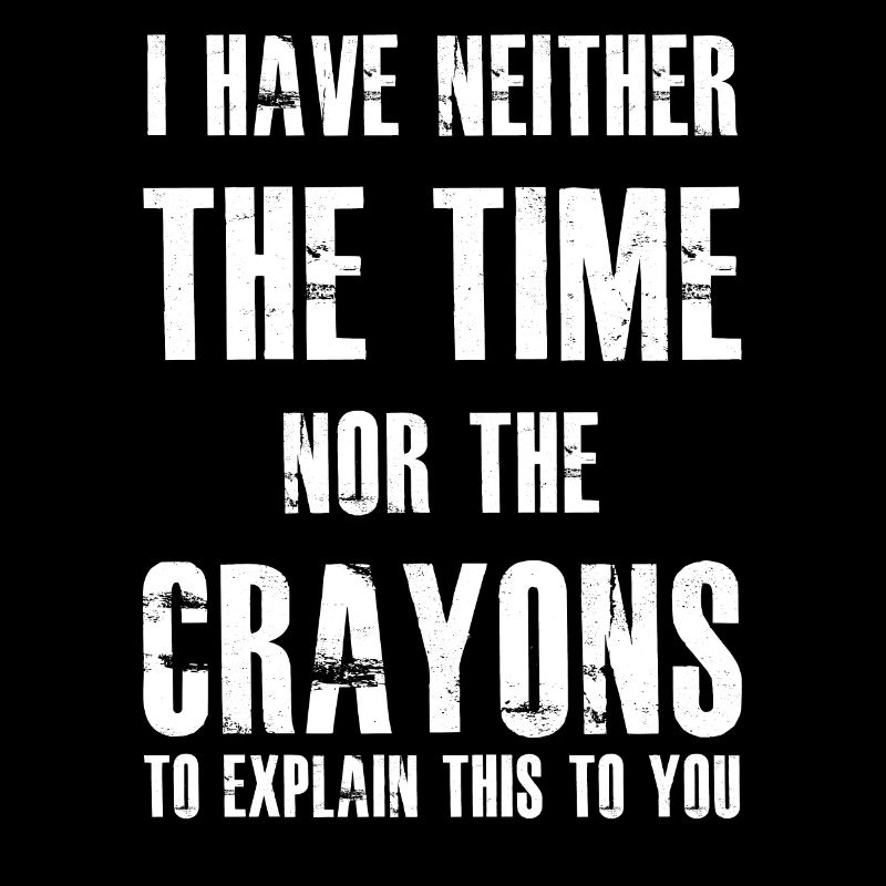 Je n’ai ni le temps ni les crayons de couleur