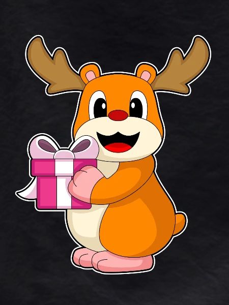 Hamster Christmas Package