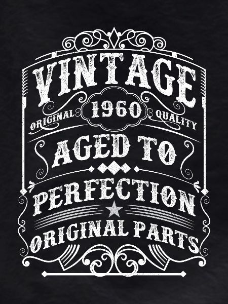 Vintage 1960 's Uomo Mito Leggenda 63 ° Compleanno Camicia