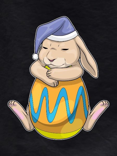 Bunny Easter Sleeping