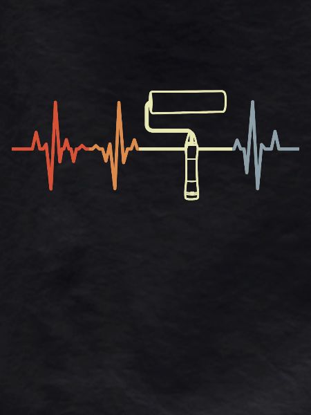 Paint roller heartbeat