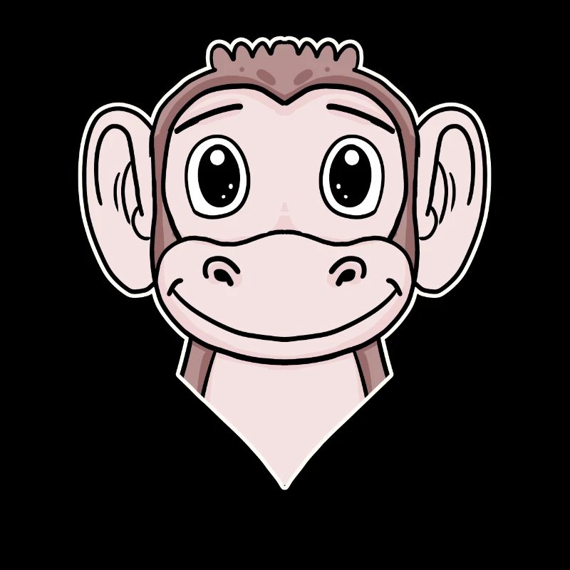 Tierkopf Tier Kopf Affe