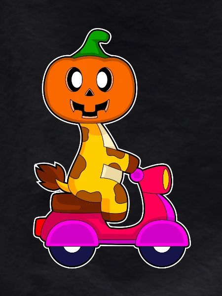 Giraffe Halloween Scooter
