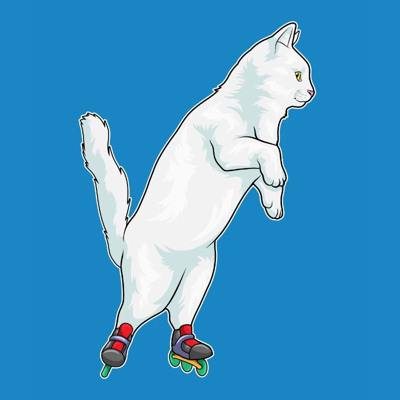 Cat Inline skating Inline skates
