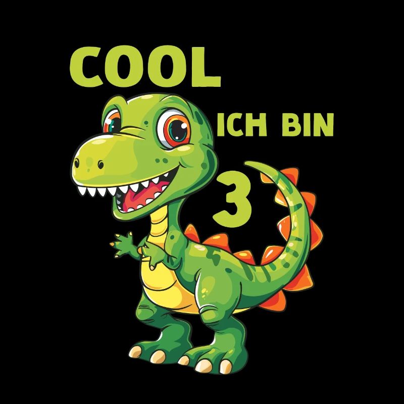 3 Geburtstag Dinosaurier Dino 3 Jahre Spruch