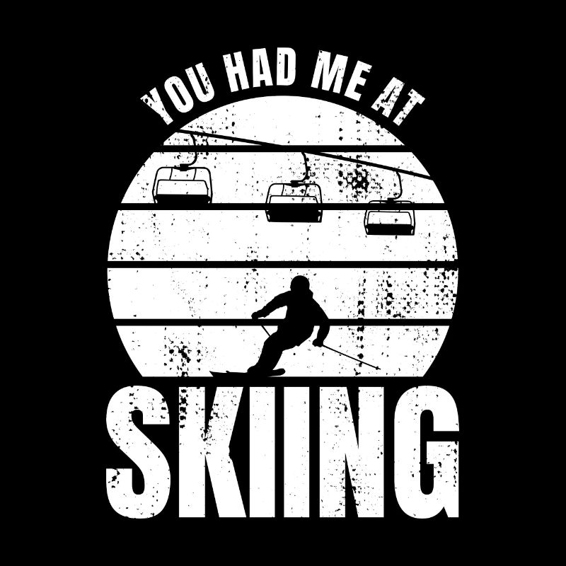 Du hattest mich bei Skifahren