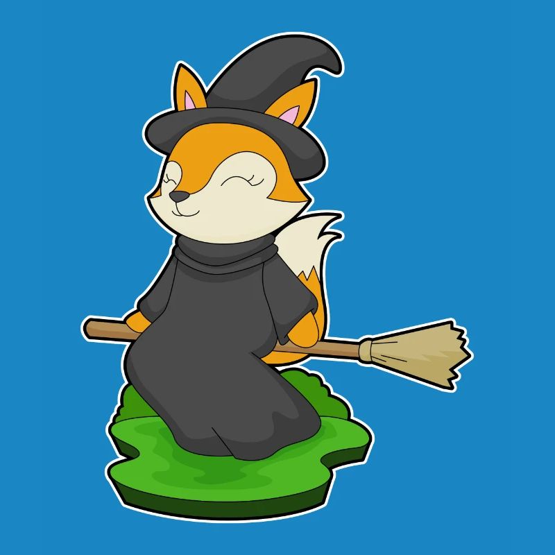Fox Witch Broom