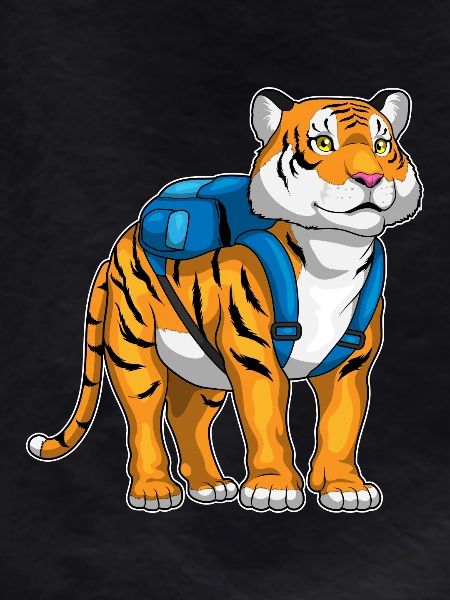 Tiger Student Backpack School