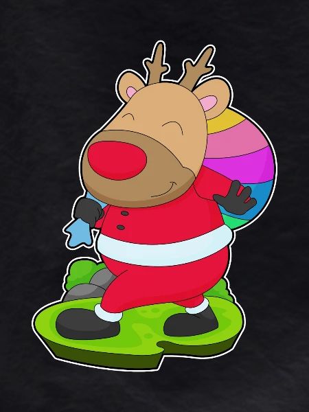 Reindeer Christmas Christmas sack
