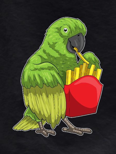 Parrot french fries