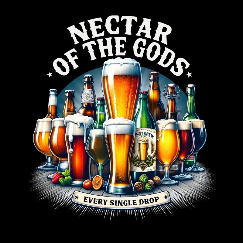 Beer Nectar of the Gods Lover Drinker Party