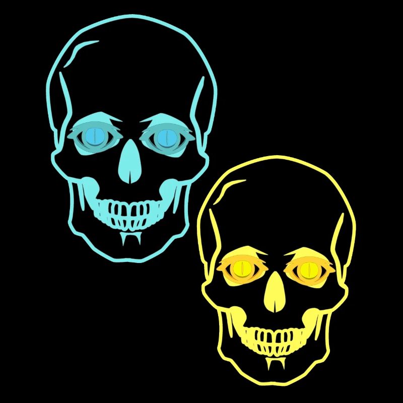 Skulls, Skulls, Horror, Fantasy, Halloween, Death