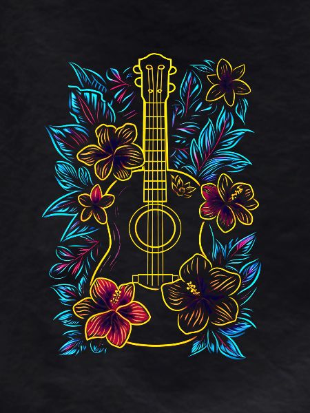 Hawaii Music Retro Look