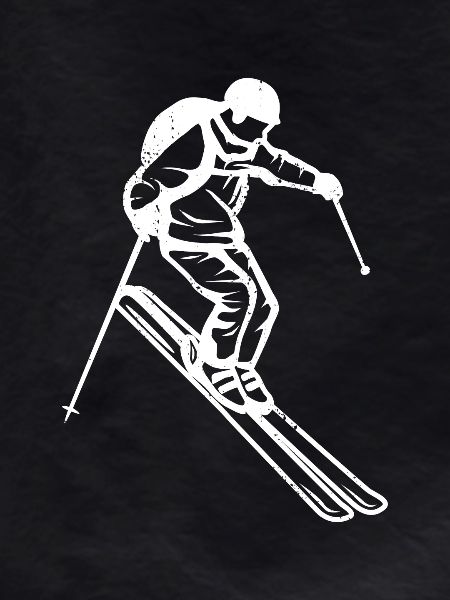 Skier Drawing