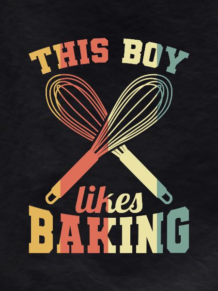 This boy loves to bake