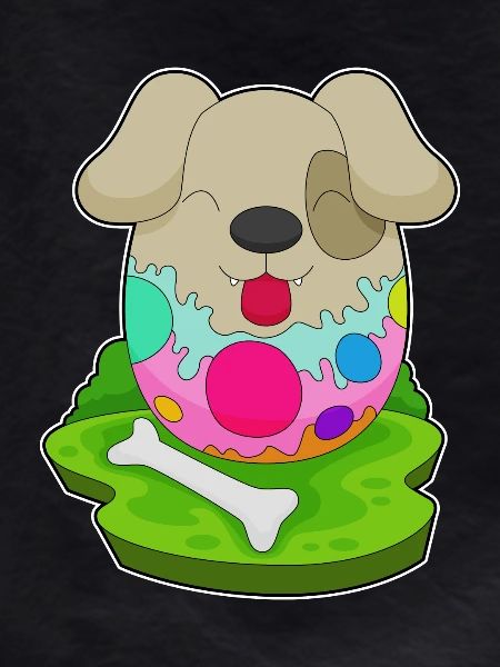 Dog Easter Easter Egg