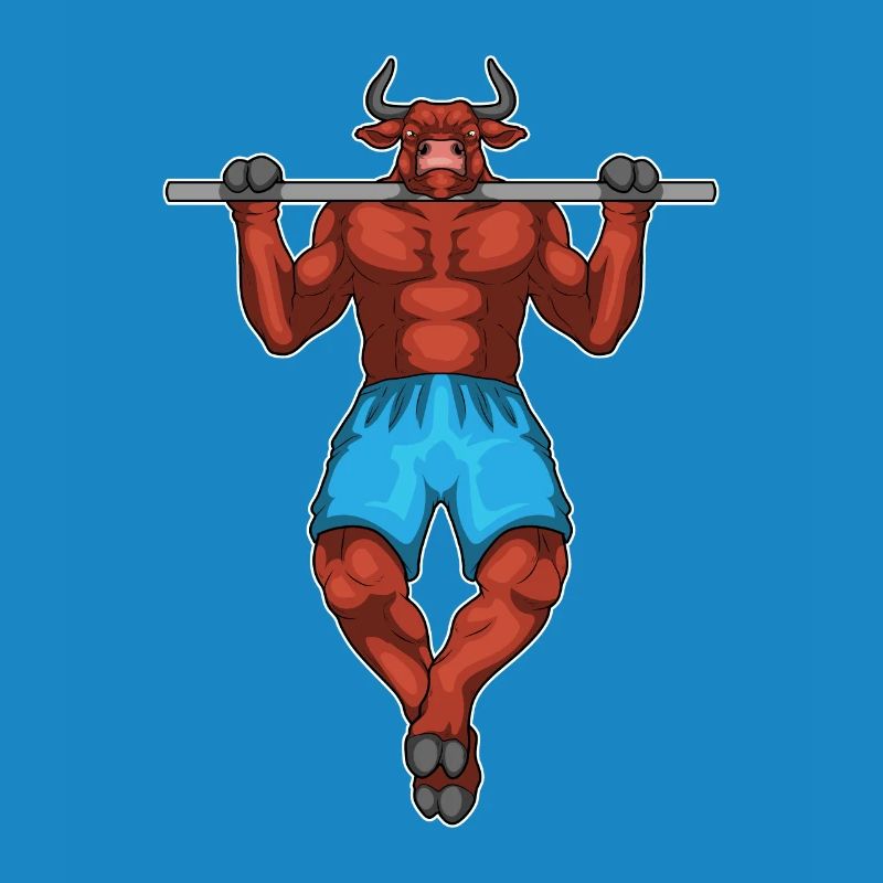 Taurus Bodybuilder Pull-Ups Musculation