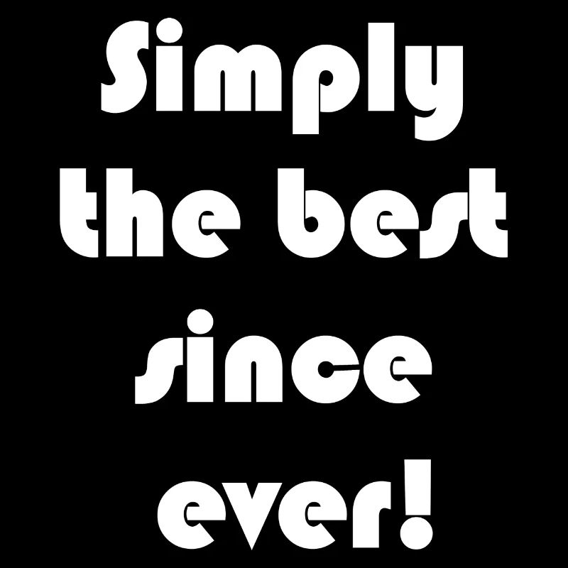 Clear motivational slogan: the best