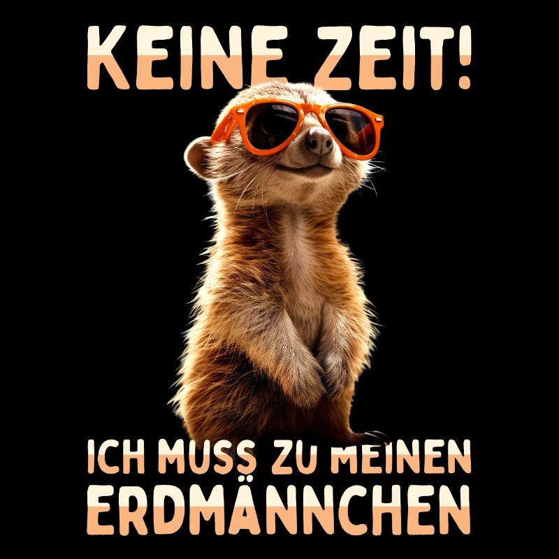 Erdmännchen Meerkat Ich Muss Zu Meinen Erdmännchen