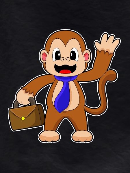 Monkey Entrepreneur Briefcase