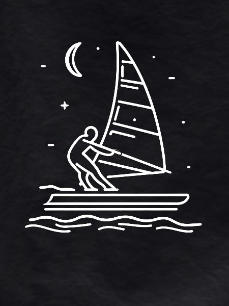 Windsurfer Drawing
