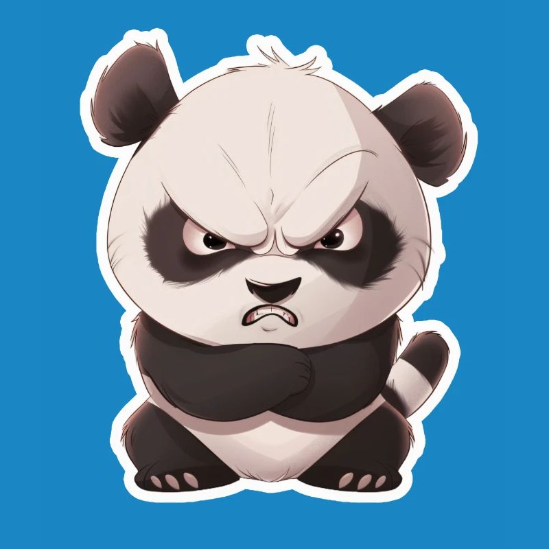 Mignon bébé panda panda cassé