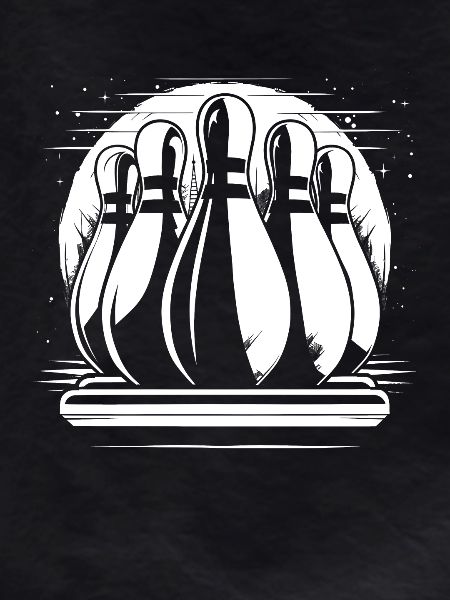 Bowling Pins Drawing