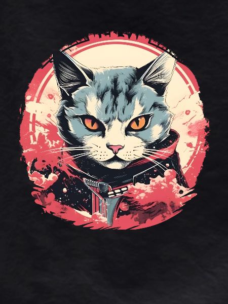Cat Anime Style