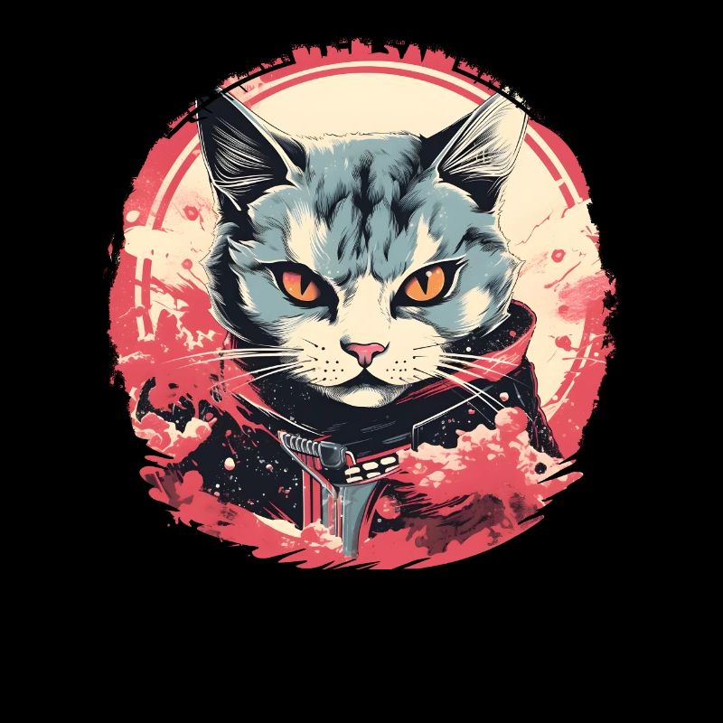 Cat Anime Style