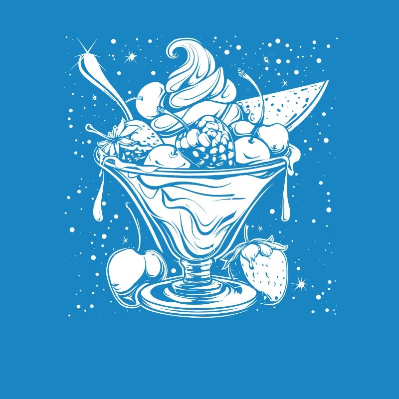 Dessin de coupe glacée