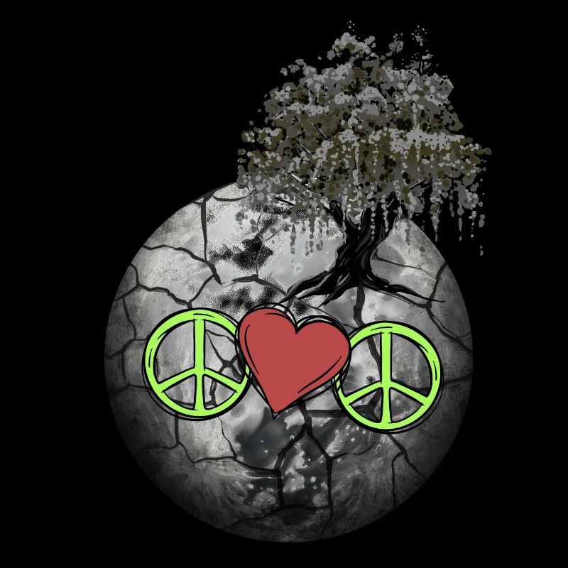 Planet Peace Heart Nature Conservation Earth Climate